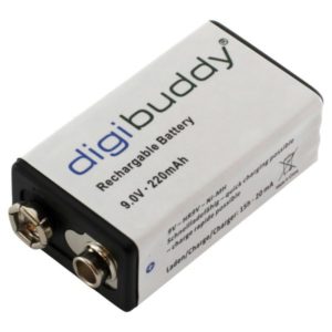 Batterij 9V blok Digibuddy oplaadbaar 220mAh