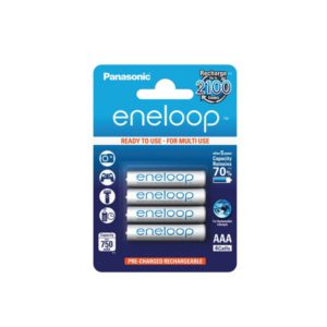Batterij AAA / Micro Panasonic Eneloop 4x oplaadbaar NiMH BK-4MCCE/4BE BLISTER 750mAh